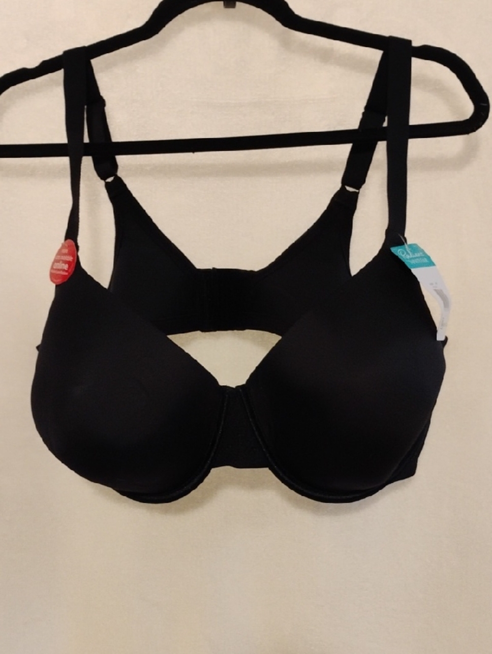 Vanity Fair Radiant 44DD Smooth Under Clothes Black Bra